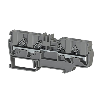 307649, Клеммник пружинный быстрозажимной (Push in), 6 мм.кв. (серый); PYK 6C (упак 35 шт)