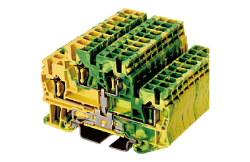 Клеммная колодка на DIN-рейку AKK2.5-PE