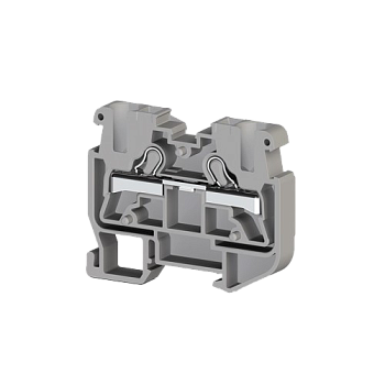 307399, Миниклеммник пруж. быстрозажимной (Push in), 2,5 мм.кв., (серый); PYKM 2,5; (упак 50 шт)