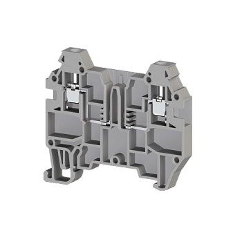 324929, Клеммник с возможностью установки картриджа, 2,5 мм.кв, (серый); AVK 2.5F (упак 80 шт)