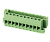 Клеммник разъемный на плату AS2EDGGBM-5.08-08P