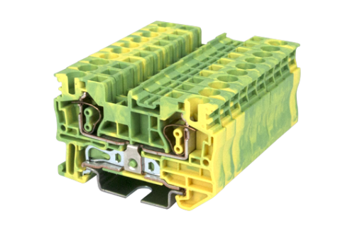 Клеммная колодка на DIN-рейку AK4-PE