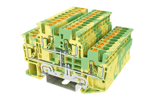 Клеммная колодка на DIN-рейку DPP2.5N-PE