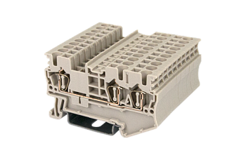 Клеммная колодка на DIN-рейку AK2.5-TN