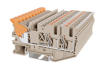 Клеммная колодка на DIN-рейку DPH6-DP-TN