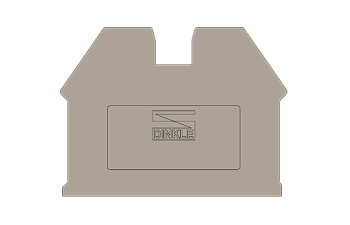 Торцевая крышка DIN-рейки DK6NCA