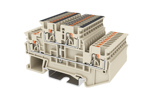 Клеммная колодка на DIN-рейку DPP1.5N-PV