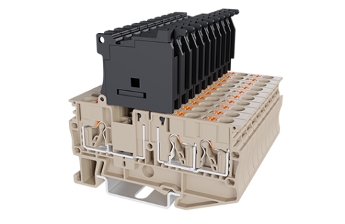 Клеммная колодка на DIN-рейку DP2.5NU-TN-TF