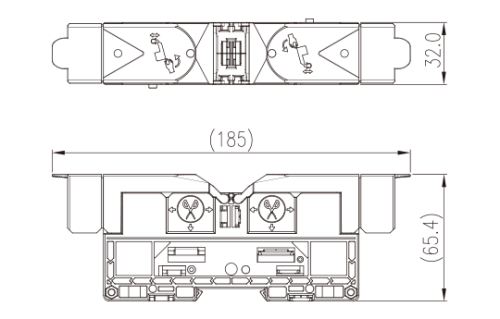 Клеммная колодка на шпильке DKM95-C
