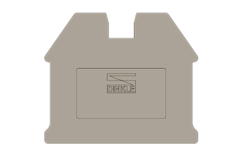 Торцевая крышка DIN-рейки DK10NCA