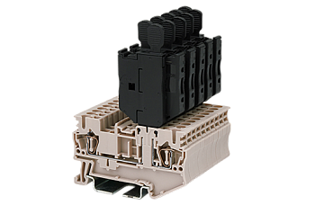 Клеммная колодка на DIN-рейку AK2.5-M