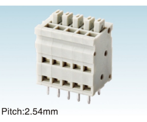 Клеммник пружинный WJ211V-2.54-21P