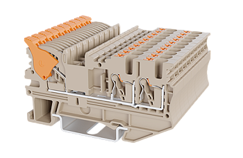 Клеммная колодка на DIN-рейку DPH2.5-DP-TN
