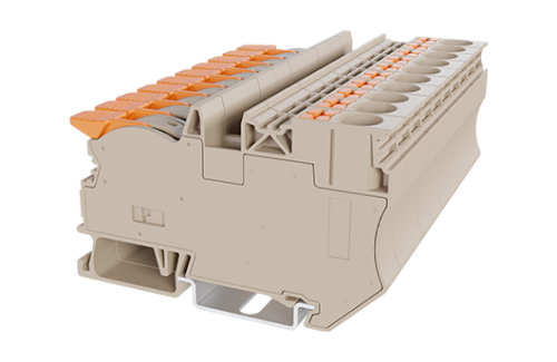 Клеммная колодка на DIN-рейку DPH10-DP