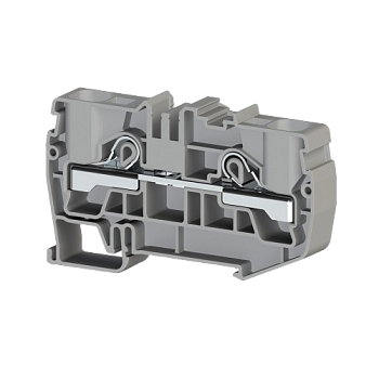 307659, Клеммник пружинный быстрозажимной (Push in), 16 мм.кв. (серый); PYK 16 (упак 30 шт)