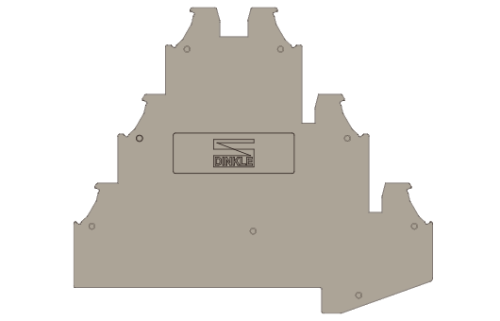 Торцевая крышка DIN-рейки DK2.5NC-3L