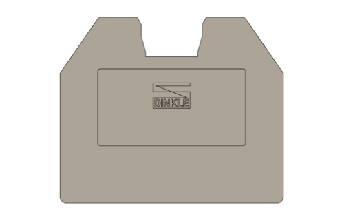 Торцевая крышка DIN-рейки DK16NCA