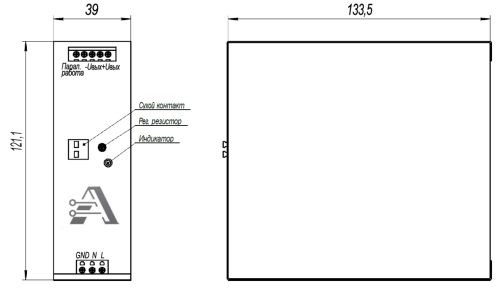Источник питания AТМ-ИП/1AC/24DC/240/10-60