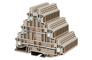 Клеммная колодка на DIN-рейку DK2.5N-3L