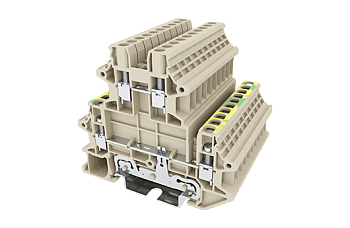 Клеммная колодка на DIN-рейку DKK2.5N-L2PE