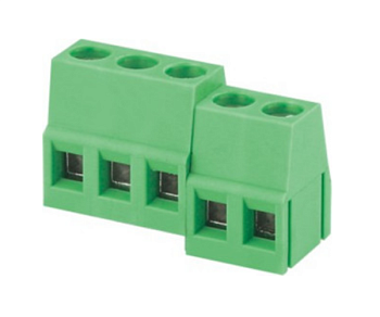 Клеммник винтовой, угловой AS128R-5.0-02P