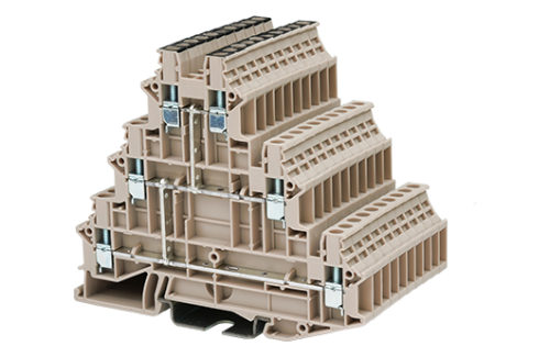 Клеммная колодка на DIN-рейку DK2.5N-3L-PV