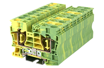 Клеммная колодка на DIN-рейку AK10-PE