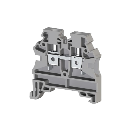 304210RP, Клеммник на DIN-рейку 4мм.кв. (серый); AVK4 RD(RP) (упак 80 шт)