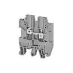 304520, Винтовая клемма на DIN-рейку с пружиной 10мм.кв. (серый); AVK-Y10 (упак 70 шт)