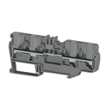 307649, Клеммник пружинный быстрозажимной (Push in), 6 мм.кв. (серый); PYK 6C (упак 35 шт)